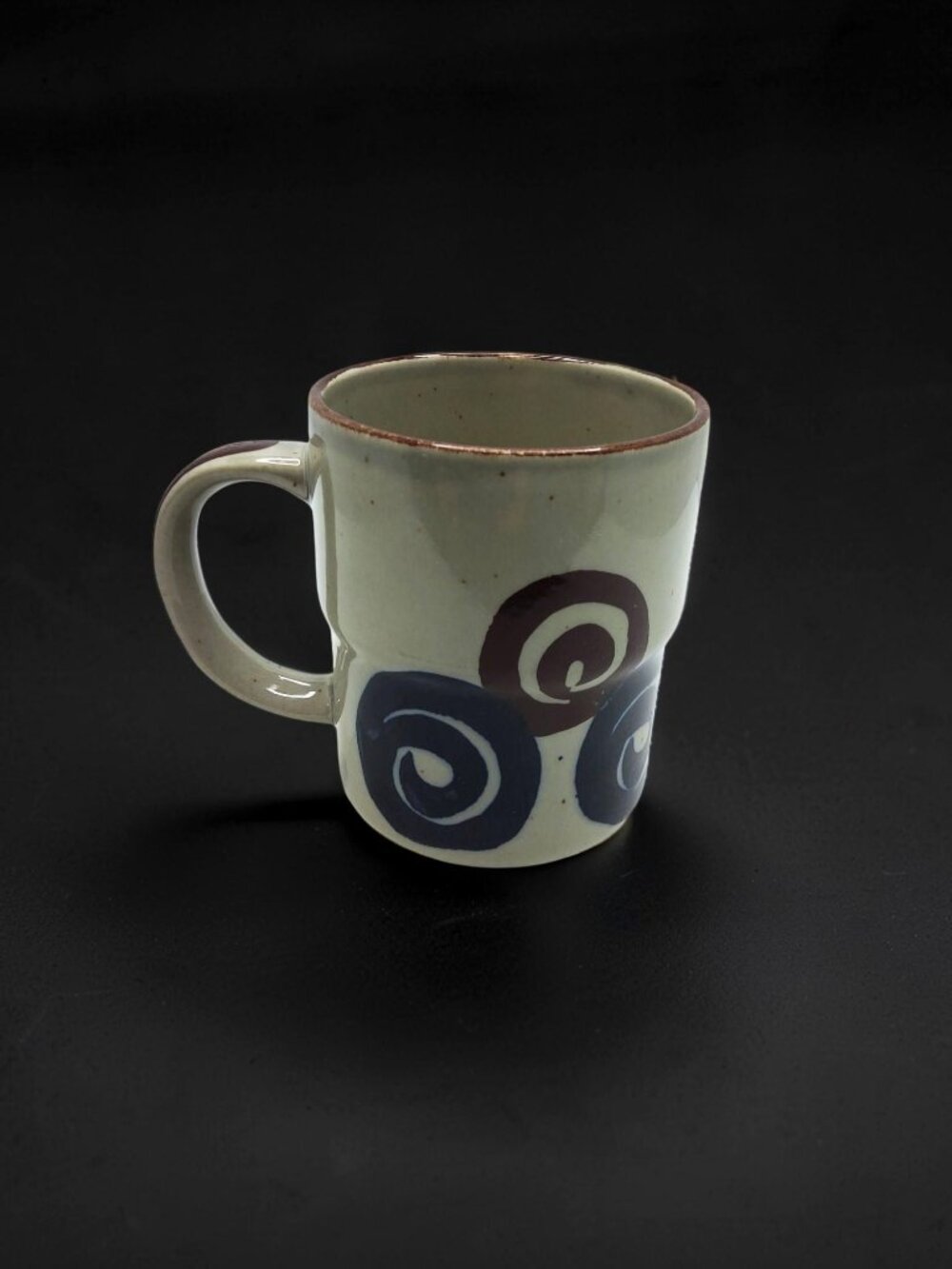 vintage hearthside potters pride japan handcrafted Tan,Brown Stoneware coffee mu - Picture 2 of 16